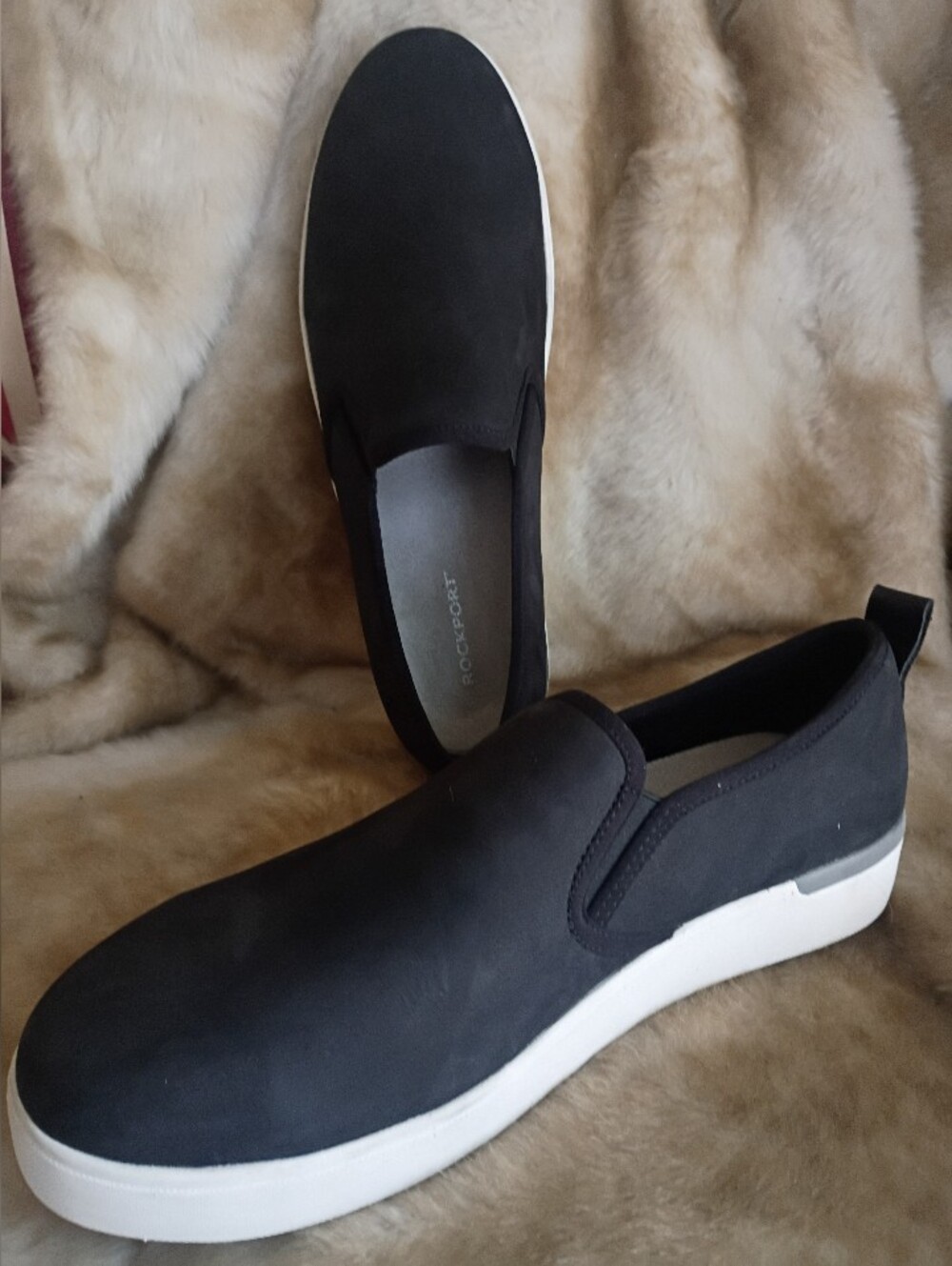 Rockport Works Parissa SD35 Composite Shoes Black Womens 9.5W NEW Slip-resistant